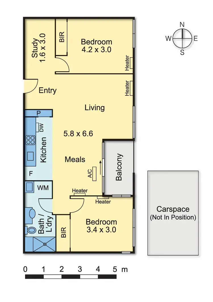 Floorplan of Homely apartment listing, 317/19 Pentridge Boulevard, Coburg VIC 3058