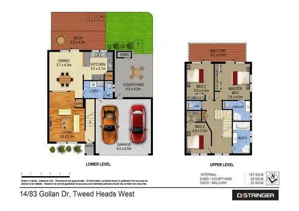 Floorplan of Homely townhouse listing, 14/83 Gollan Drive - Seagulls Shores, Tweed Heads West NSW 2485