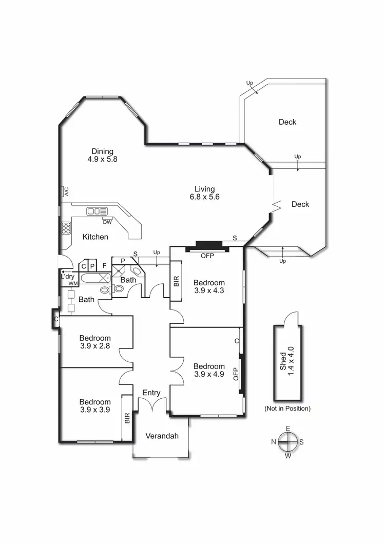 Floorplan of Homely house listing, 2 Joyous Gard Court, Murrumbeena VIC 3163