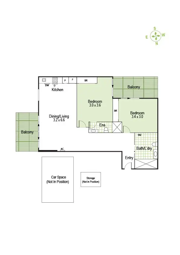 Floorplan of Homely apartment listing, 404/120 High Street, Windsor VIC 3181