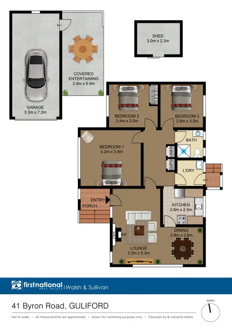 Floorplan of Homely house listing, 41 Byron Road, Guildford NSW 2161