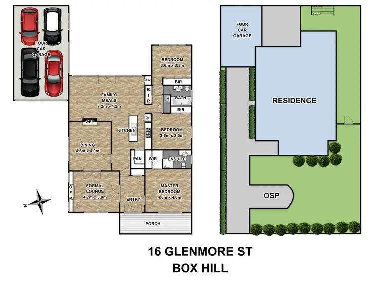 Floorplan of Homely house listing, 16 Glenmore Street, Box Hill VIC 3128
