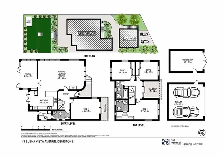 Floorplan of Homely house listing, 43 Buena Vista Avenue, Denistone NSW 2114