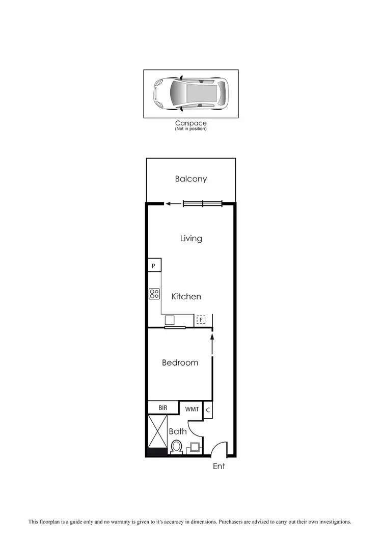 Floorplan of Homely apartment listing, 126/70 Nott Street, Port Melbourne VIC 3207