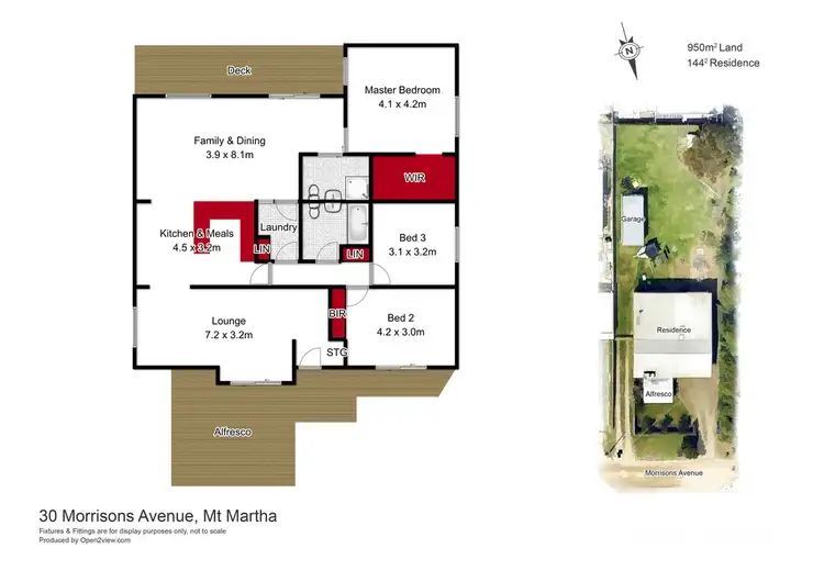 Floorplan of Homely house listing, 30 Morrisons Avenue, Mount Martha VIC 3934