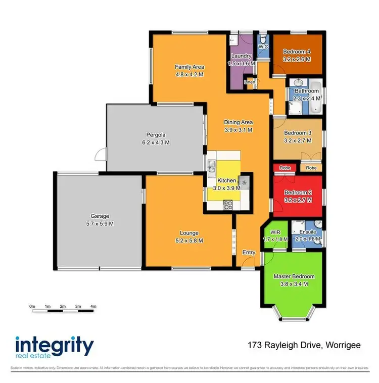 Floorplan of Homely house listing, 173 Rayleigh Drive, Worrigee NSW 2540