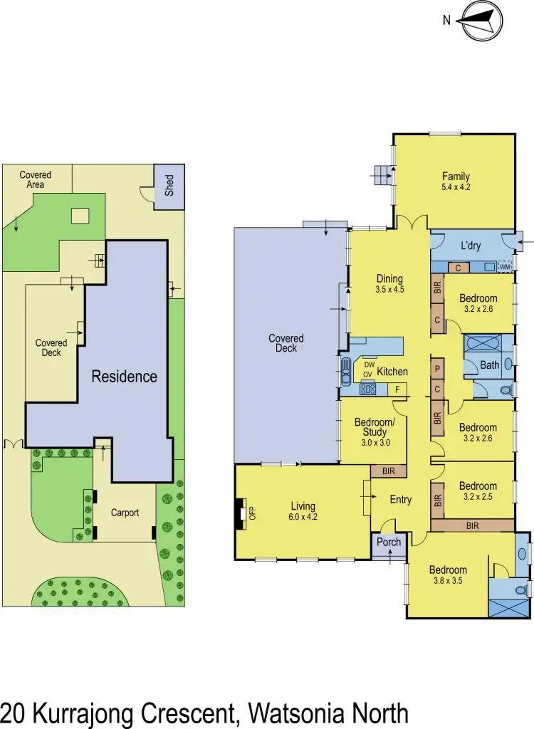 Floorplan of Homely house listing, 20 Kurrajong Crescent, Watsonia North VIC 3087