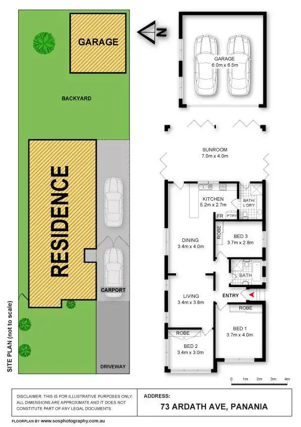 Floorplan of Homely house listing, 73 Ardath Avenue, Panania NSW 2213