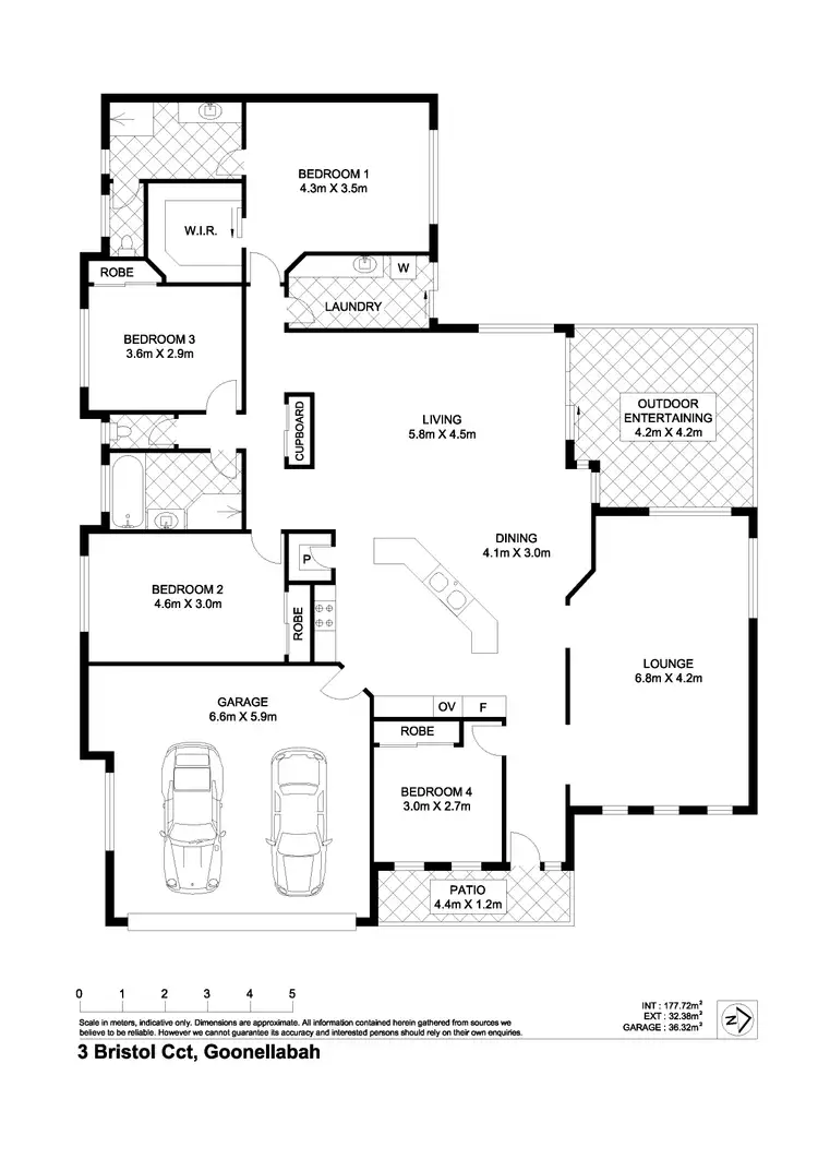 Floorplan of Homely house listing, 3 Bristol Circuit, Goonellabah NSW 2480