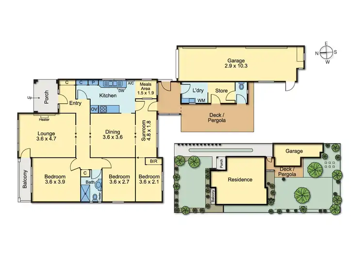 Floorplan of Homely house listing, 4 Baker Parade, Ashburton VIC 3147