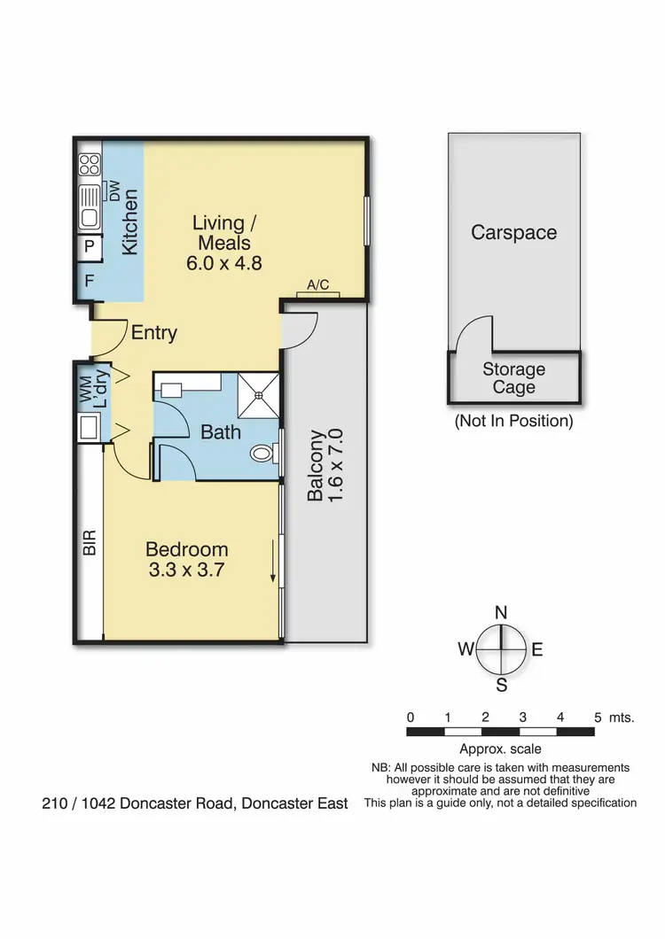 Floorplan of Homely apartment listing, 210/1042 Doncaster Road, Doncaster East VIC 3109