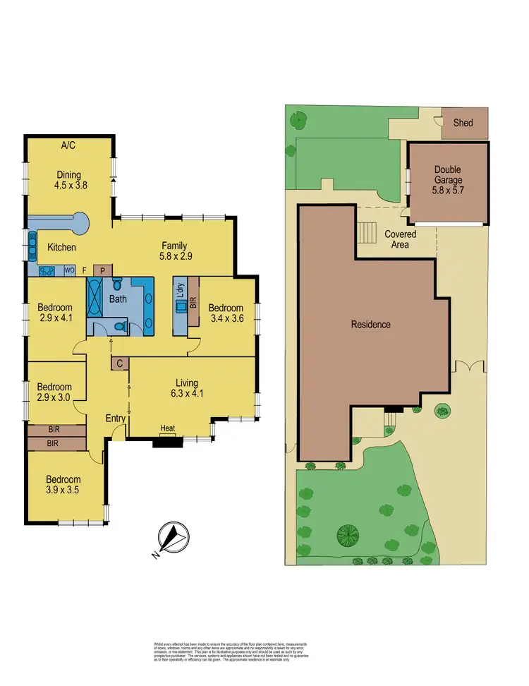 Floorplan of Homely house listing, 60 Greenwood Drive, Bundoora VIC 3083