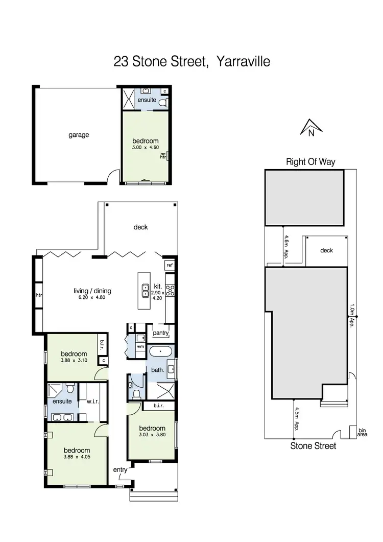 Floorplan of Homely house listing, 23 Stone Street, Yarraville VIC 3013