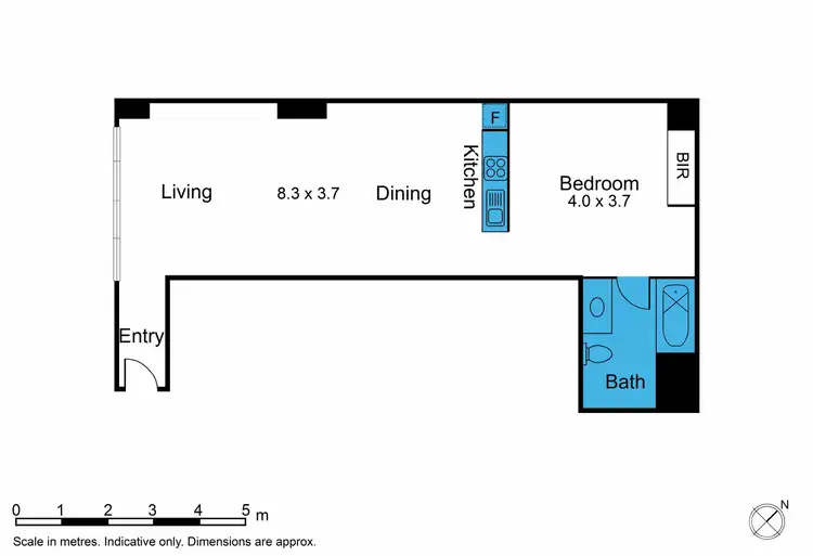 Floorplan of Homely apartment listing, 2114/60 Market Street, Melbourne VIC 3000