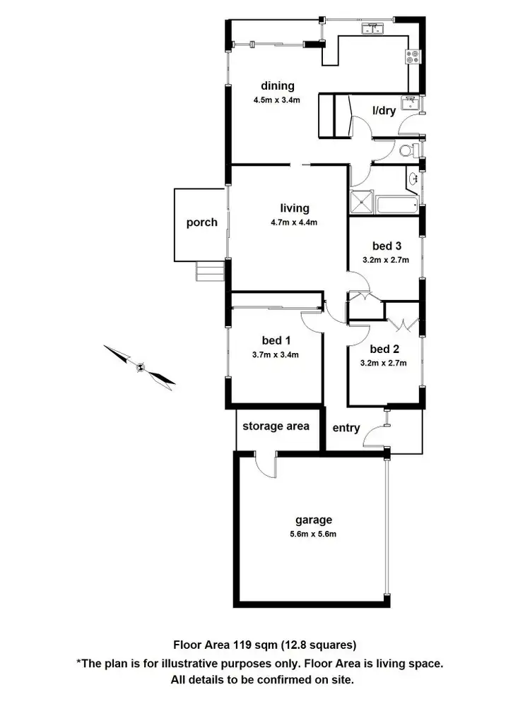 Floorplan of Homely townhouse listing, 8/8 Prince Street, Healesville VIC 3777
