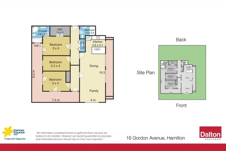 Floorplan of Homely house listing, 16 Gordon Avenue, Hamilton NSW 2303