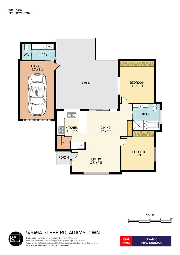 Floorplan of Homely house listing, 4/549 A Glebe Road, Adamstown NSW 2289