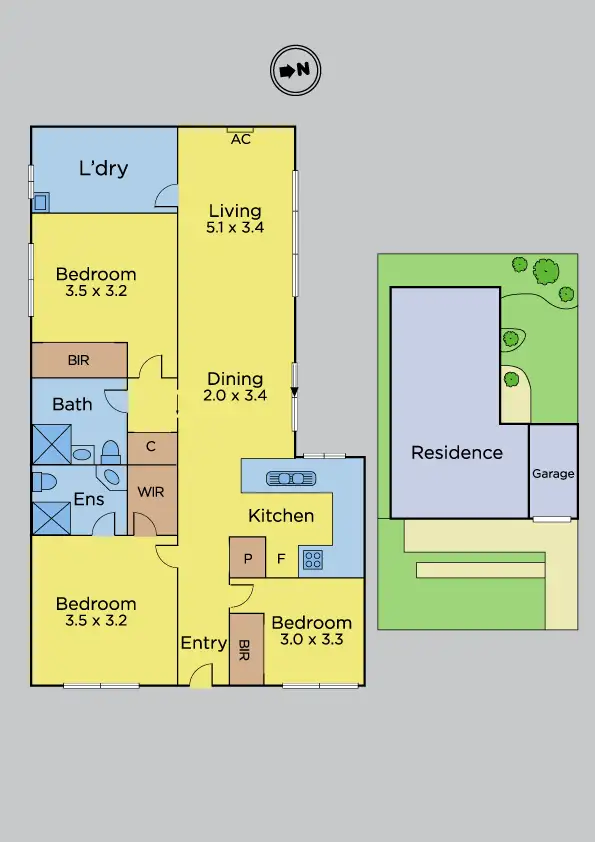 Floorplan of Homely unit listing, 1/37 Royal Road, Bonbeach VIC 3196