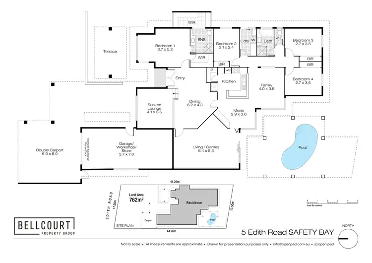 Floorplan of Homely house listing, 5 Edith Road, Safety Bay WA 6169