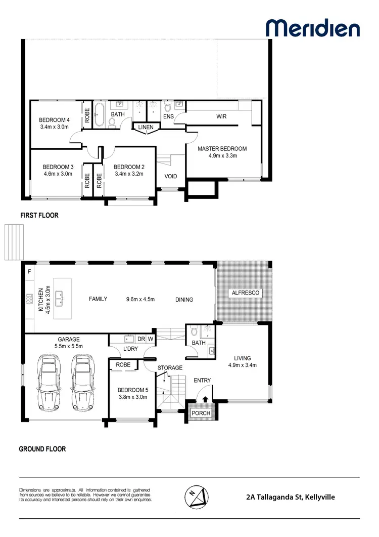 Floorplan of Homely house listing, 2A Tallaganda St, Kellyville NSW 2155