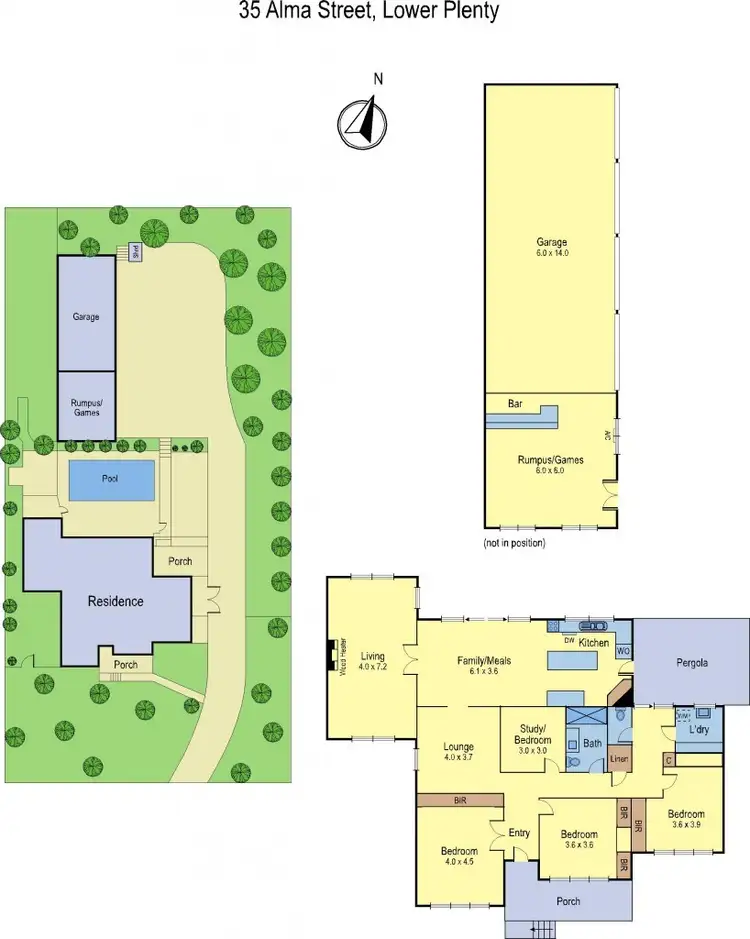 Floorplan of Homely house listing, 33-35 Alma Street, Lower Plenty VIC 3093