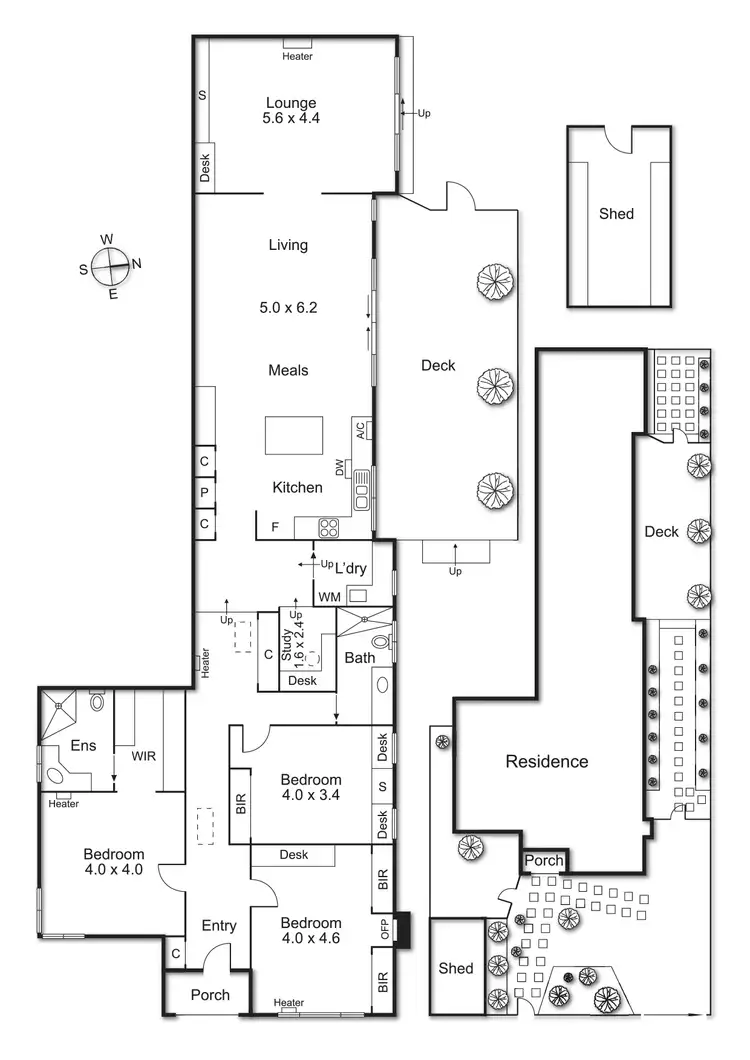 Floorplan of Homely house listing, 5 Walstab Street, Brighton East VIC 3187
