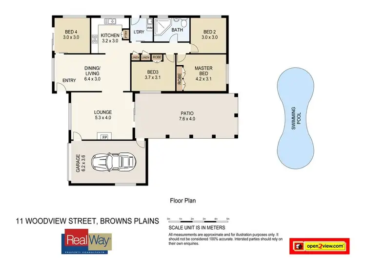 Floorplan of Homely house listing, 11 Woodview St, Browns Plains QLD 4118