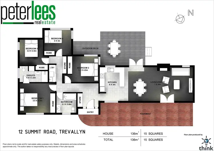 Floorplan of Homely house listing, 12 Summit Road, Trevallyn TAS 7250