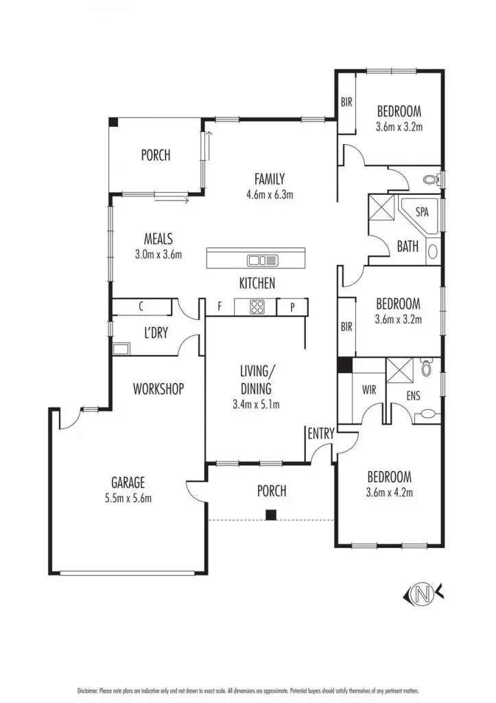 Floorplan of Homely house listing, 6 Admiral Court, Tarneit VIC 3029