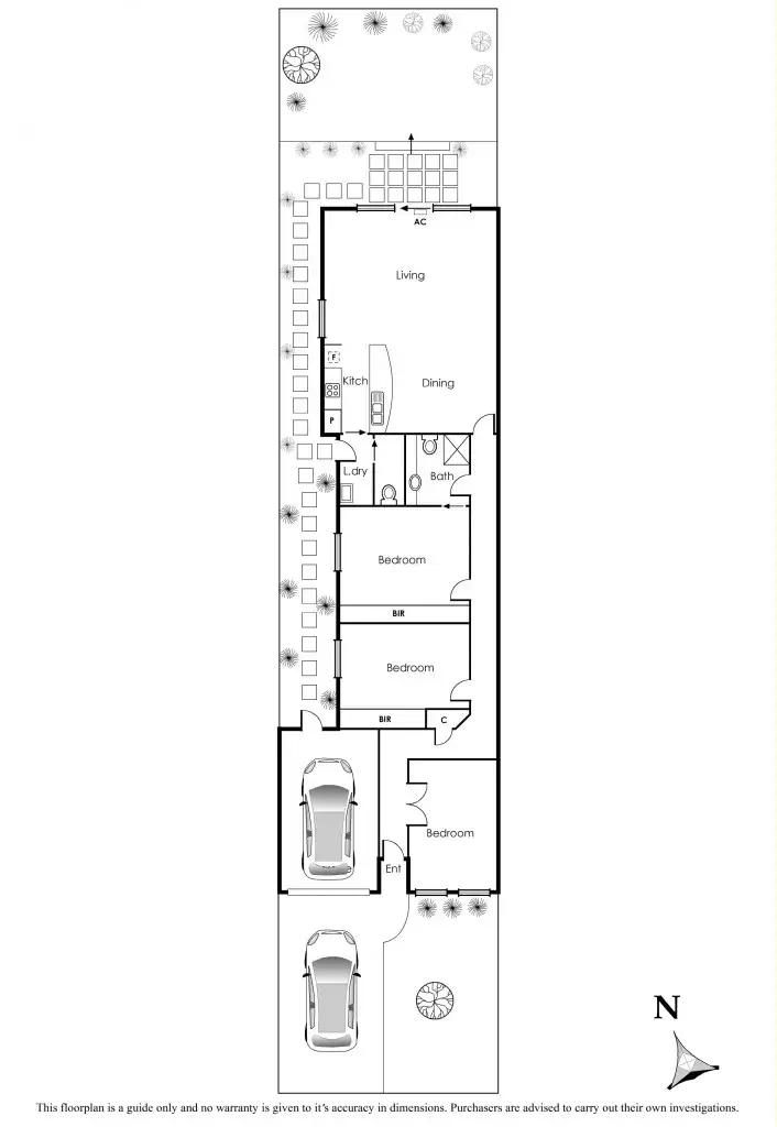 Floorplan of Homely townhouse listing, 3A Elliott Street, Cheltenham VIC 3192