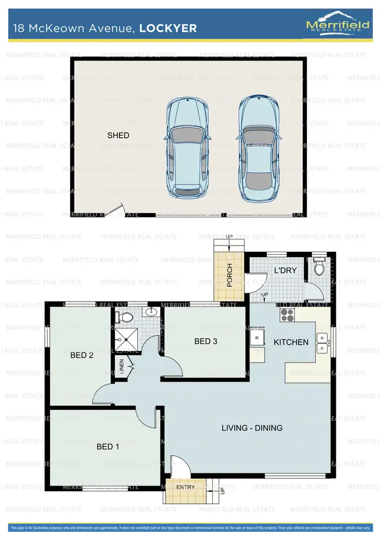 Floorplan of Homely house listing, 18 McKeown Avenue, Lockyer WA 6330