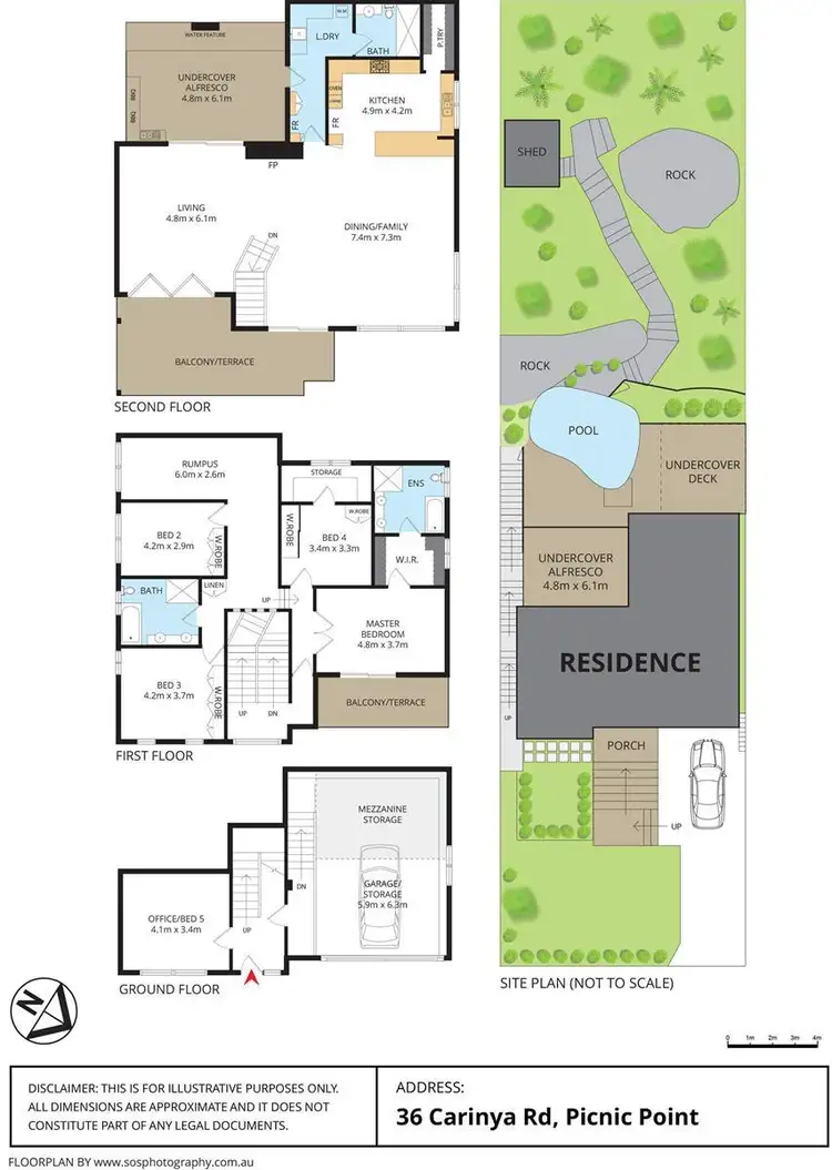 Floorplan of Homely house listing, 36 Carinya Road, Picnic Point NSW 2213