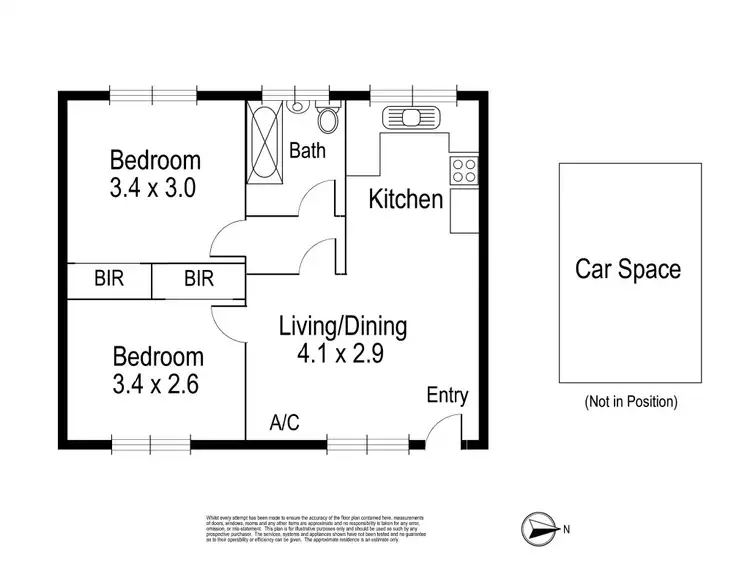 Floorplan of Homely unit listing, 12/62 Dundas Street, Thornbury VIC 3071