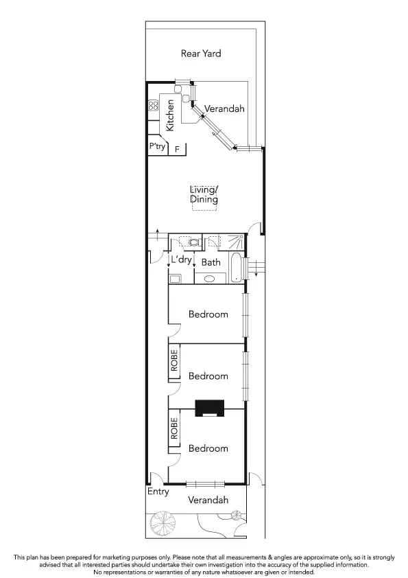 Floorplan of Homely house listing, 102 Albert Street, Port Melbourne VIC 3207