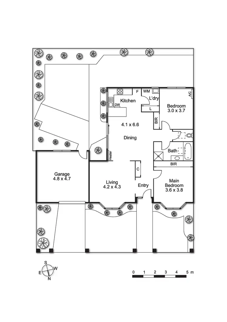 Floorplan of Homely unit listing, 2A Bessie Street, Bentleigh East VIC 3165
