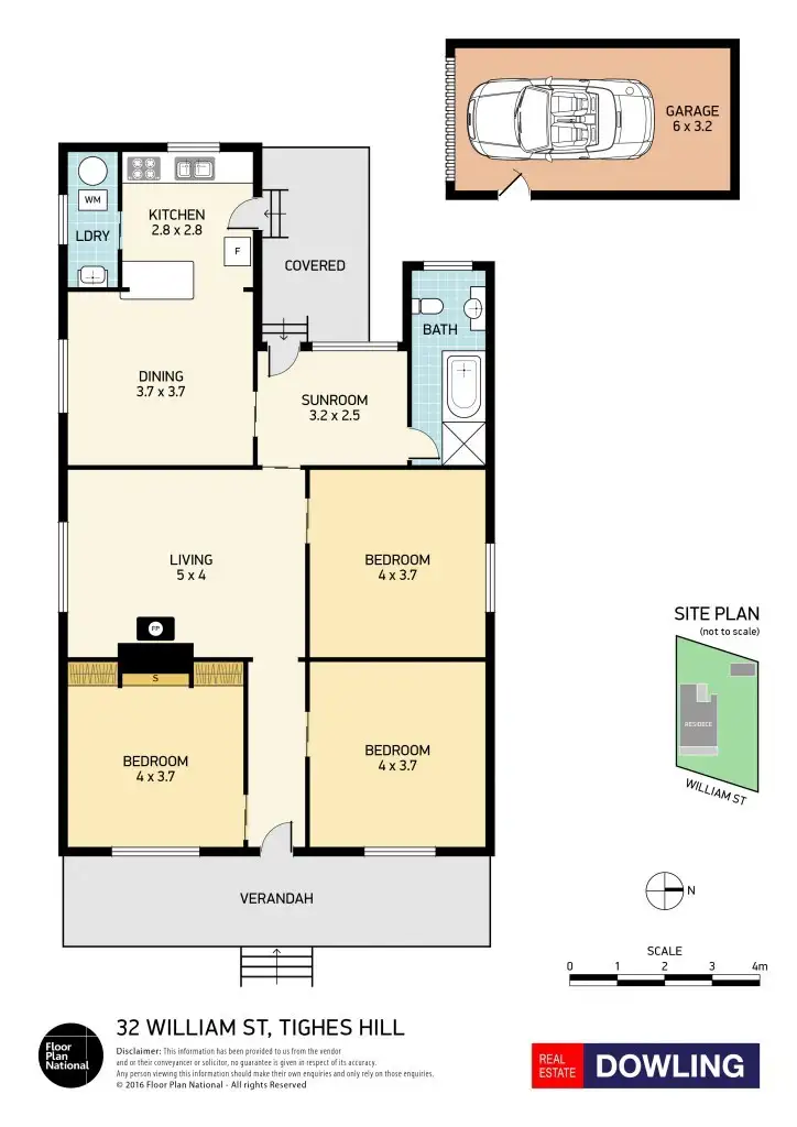 Floorplan of Homely house listing, 32 William Street, Tighes Hill NSW 2297
