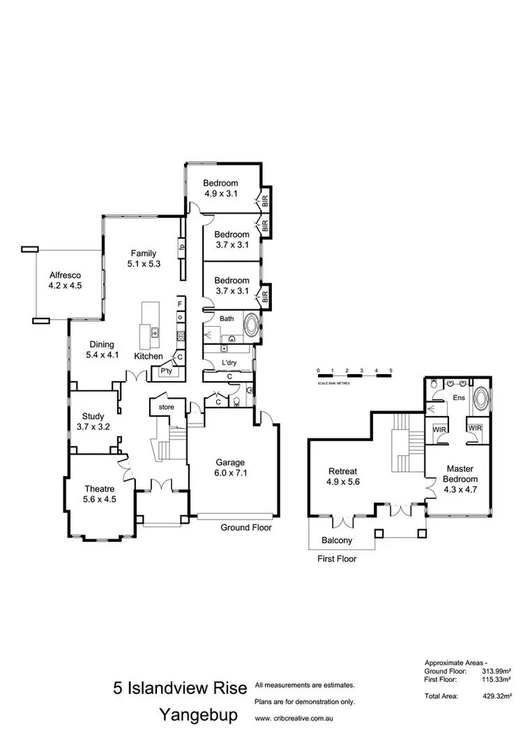 Floorplan of Homely house listing, 5 Islandview Rise, Yangebup WA 6164