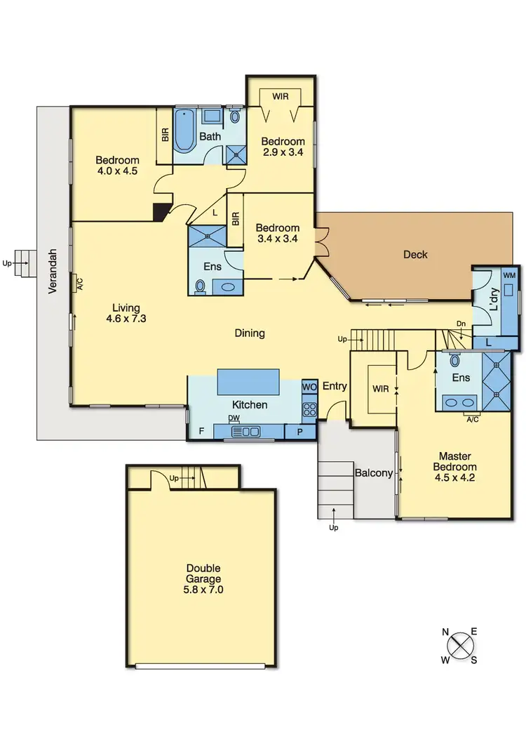 Floorplan of Homely house listing, 7 Nunns Road, Mornington VIC 3931