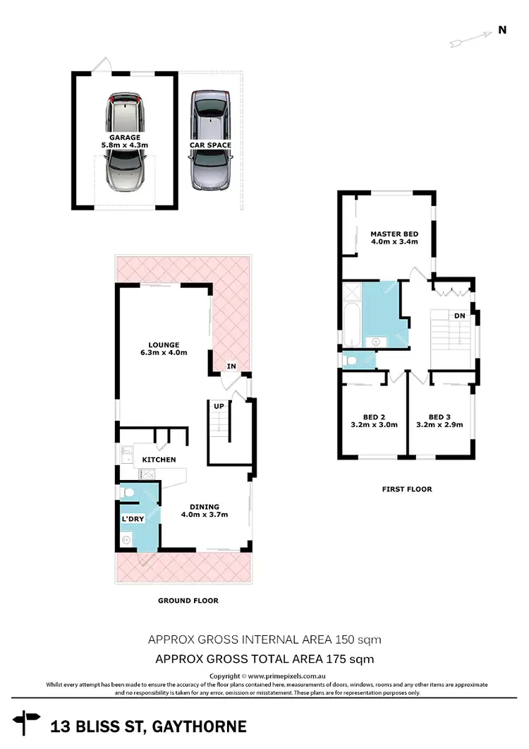 Floorplan of Homely house listing, 13 Bliss Street, Gaythorne QLD 4051