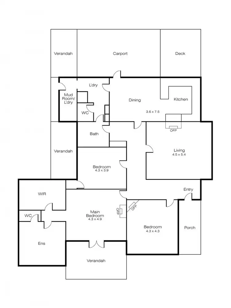 Floorplan of Homely house listing, 71 Buchanans Lane, Beaufort VIC 3373