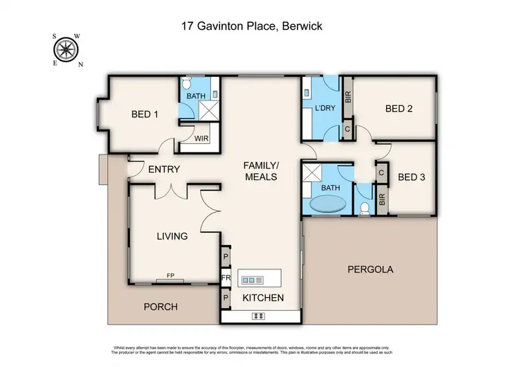 Floorplan of Homely house listing, 17 Gavinton Place, Berwick VIC 3806