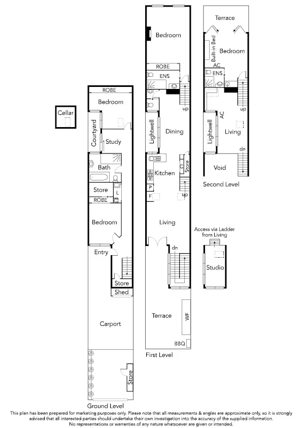 Floorplan of Homely house listing, 179 Bleakhouse Lane, Albert Park VIC 3206