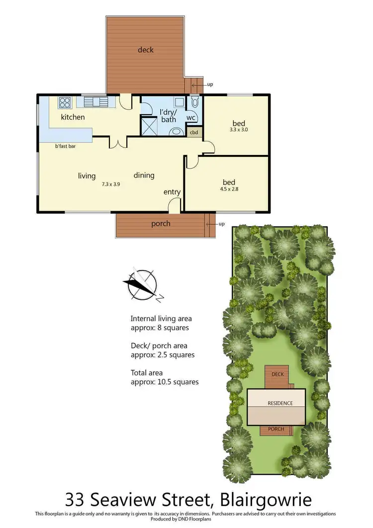 Floorplan of Homely house listing, 33 Seaview Street, Blairgowrie VIC 3942