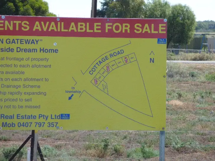 Floorplan of Homely land listing, 588 COTTAGE ROAD, Port Germein SA 5495