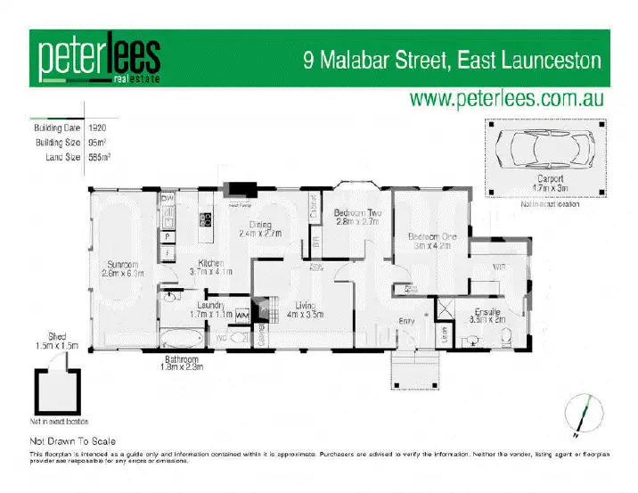 Floorplan of Homely house listing, 9 Malabar Street, East Launceston TAS 7250