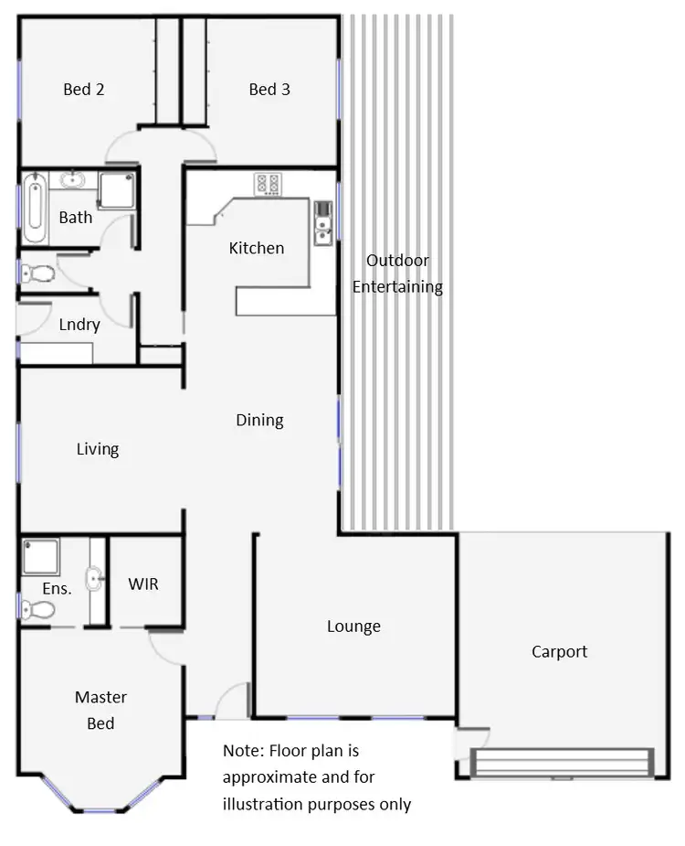 Floorplan of Homely house listing, 19 Golden Ash Drive, Mildura VIC 3500
