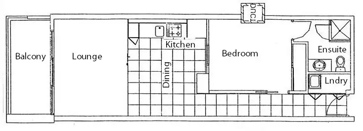 Floorplan of Homely apartment listing, 705/91 - 96 North Terrace, Adelaide SA 5000