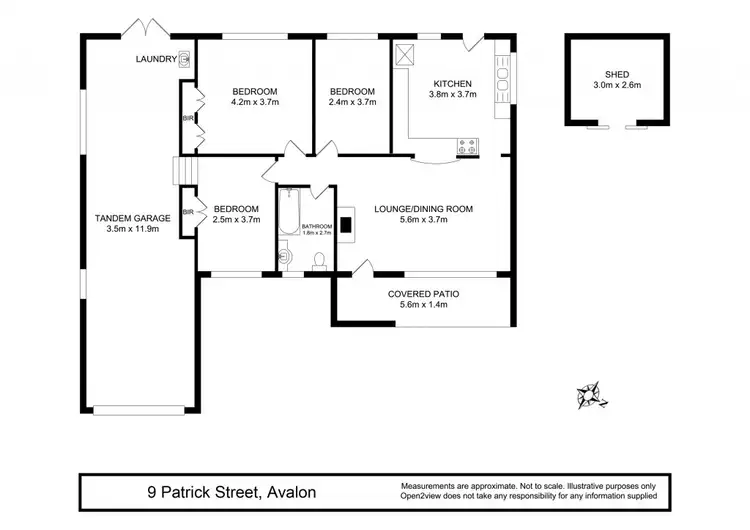 Floorplan of Homely house listing, 9 Patrick Street, Avalon NSW 2107