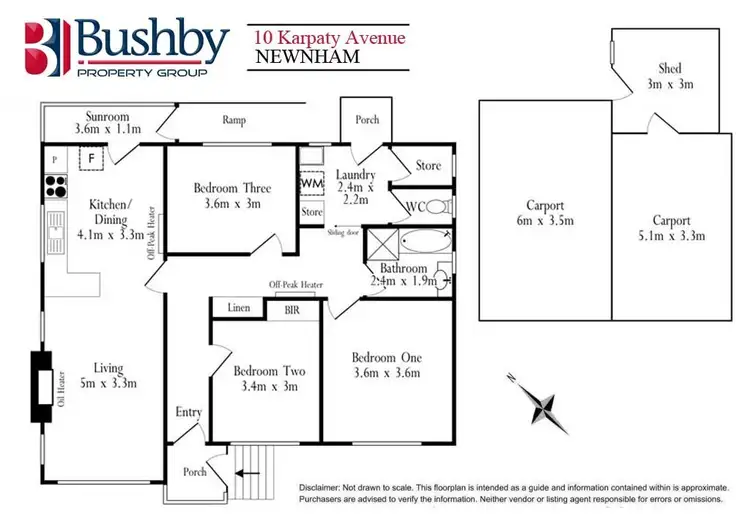 Floorplan of Homely house listing, 10 Karpaty Avenue., Newnham TAS 7248