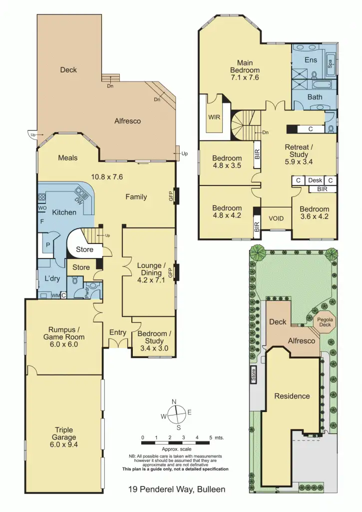 Floorplan of Homely house listing, 19 Penderel Way, Bulleen VIC 3105
